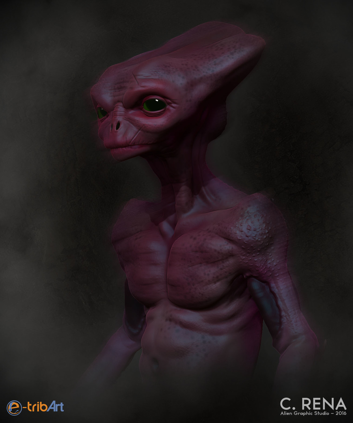 Alien guy (for E-Tribart Institute classes)