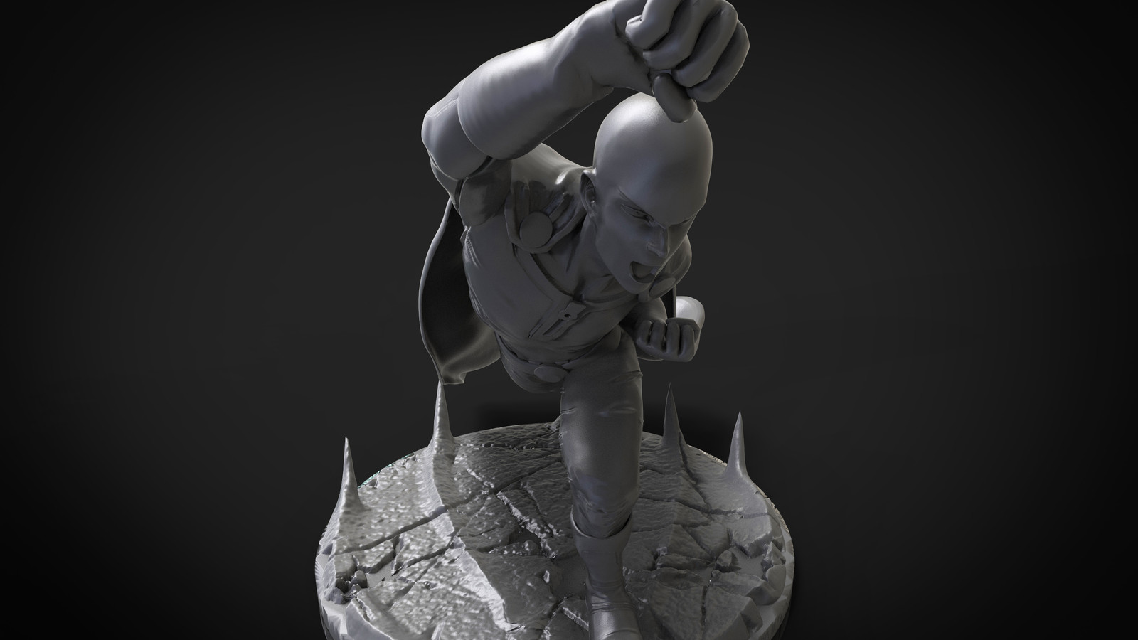 one punch man sculpture