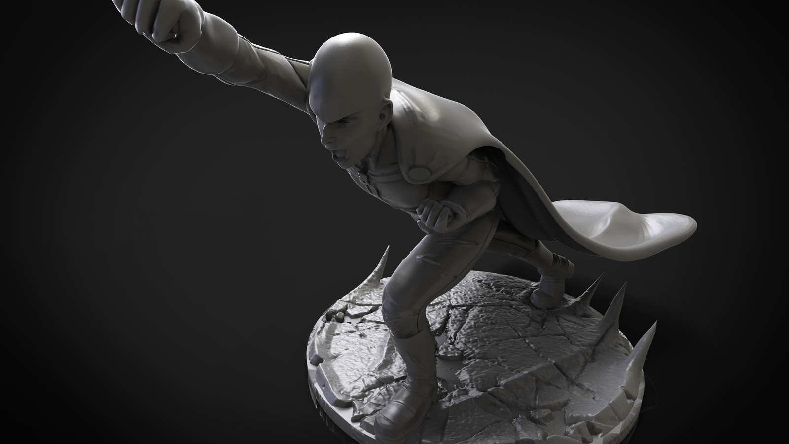one punch man sculpture