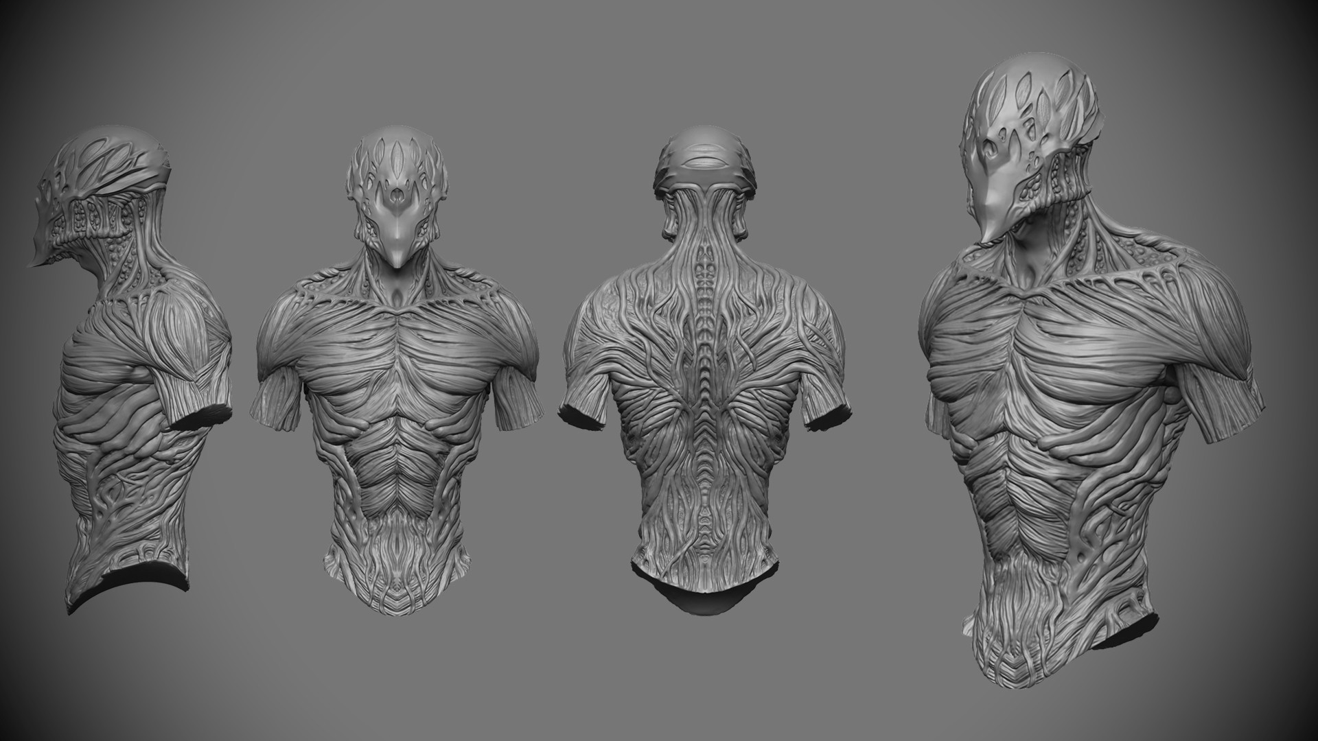 Artstation Alien Bust Marianne Leblanc