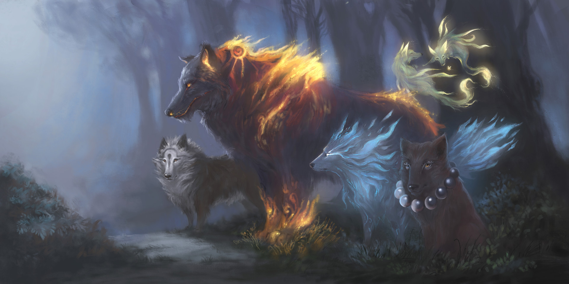 ArtStation Wolves of Legend