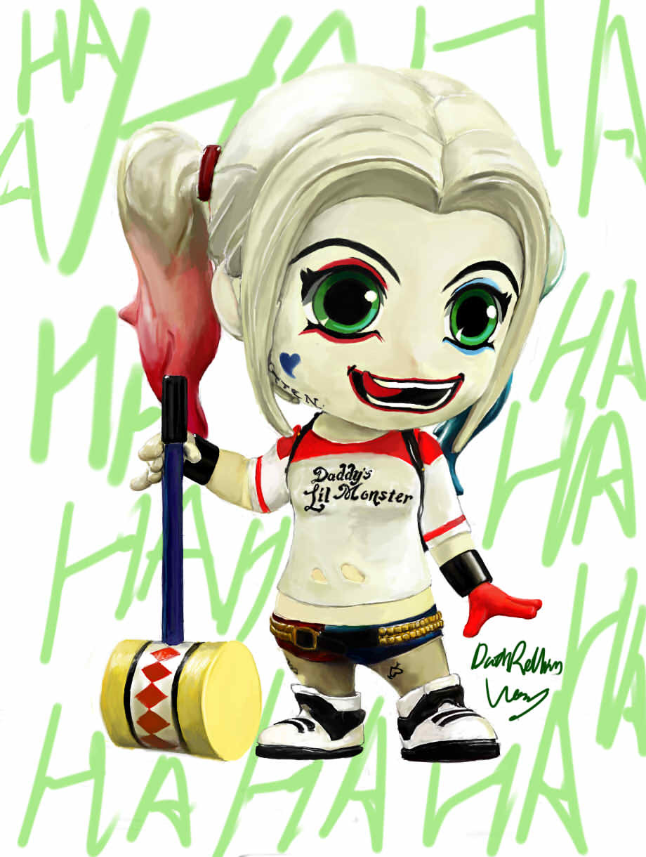 ArtStation Cosbaby Harley Quinn