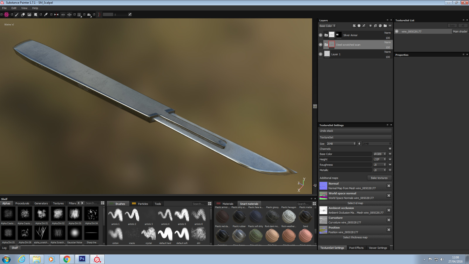 Substance painter не сохраняет проект