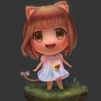 Wallpaper Artstation Nyanko Days Narongdej Watcharapasorn Free HD