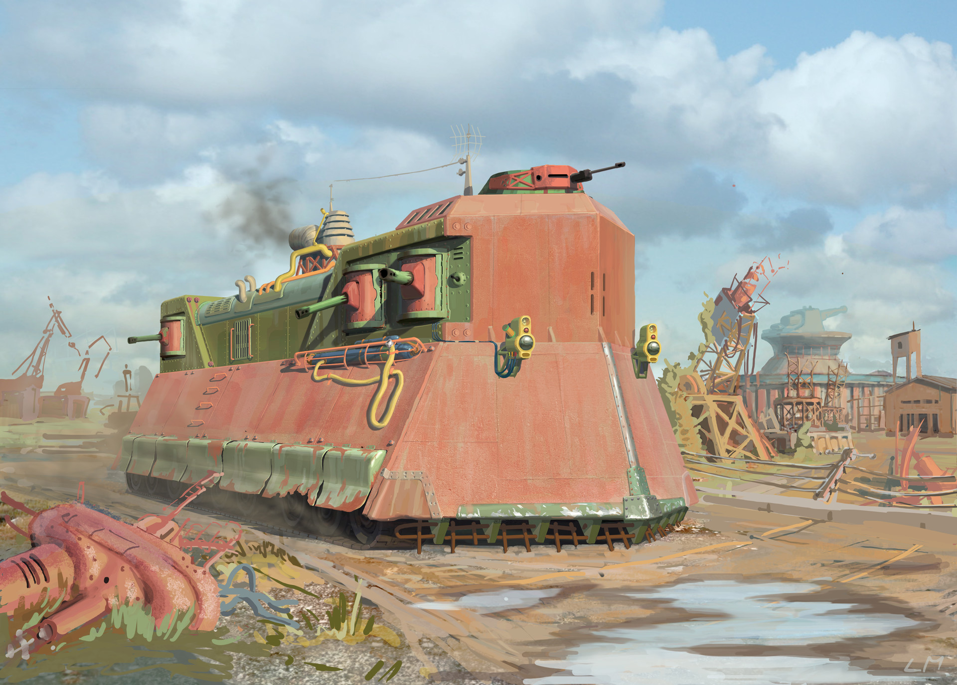 ArtStation - Defense machine