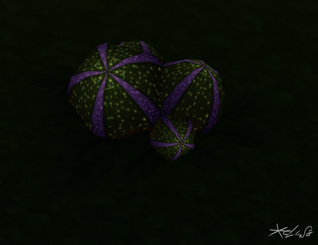 Xelun R Low Poly 3d Jungle Alien Plant