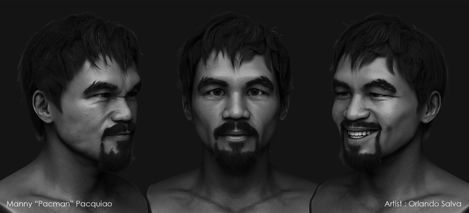 Manny Pacquiao 3d рисунок