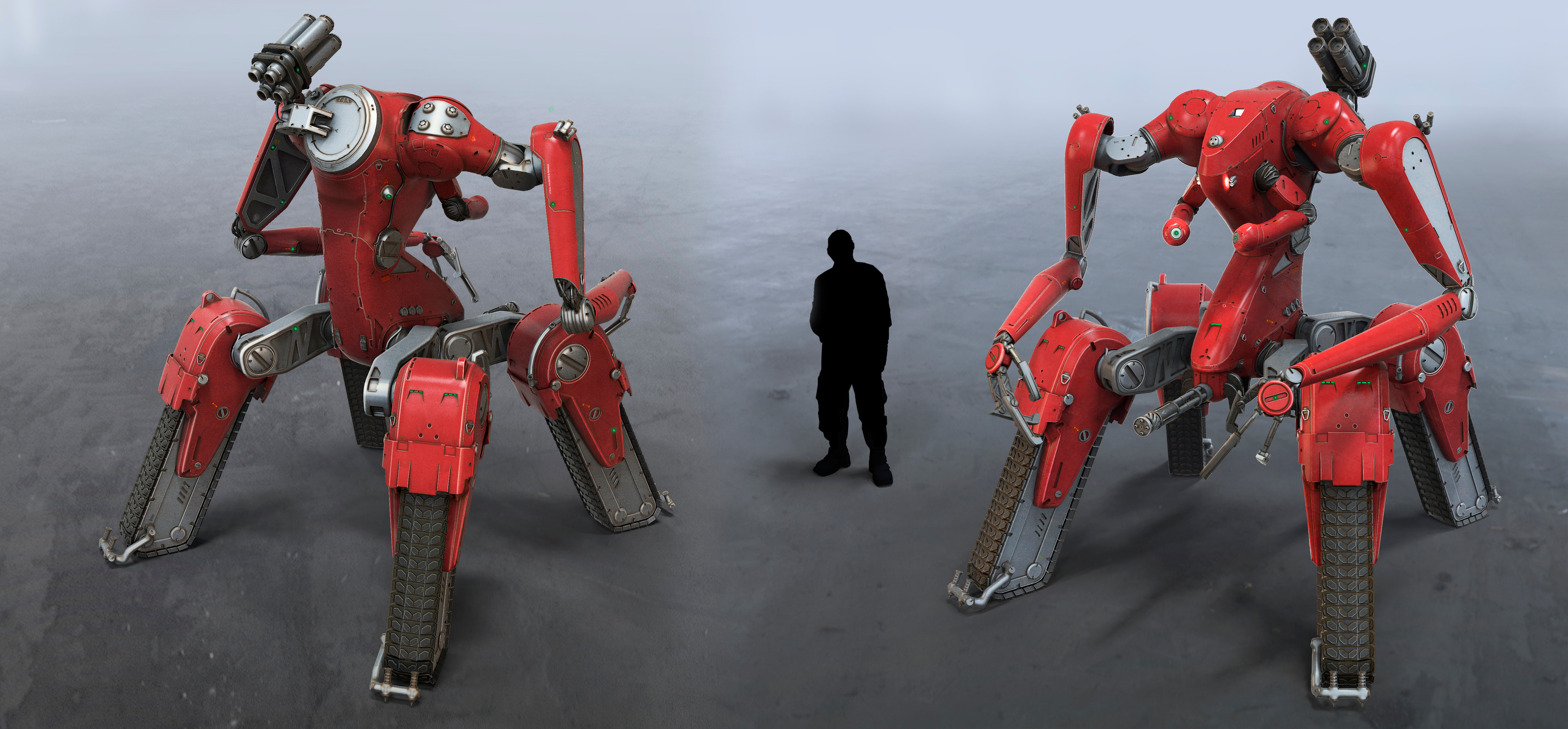 Elliot Industries. Robot "Red One"