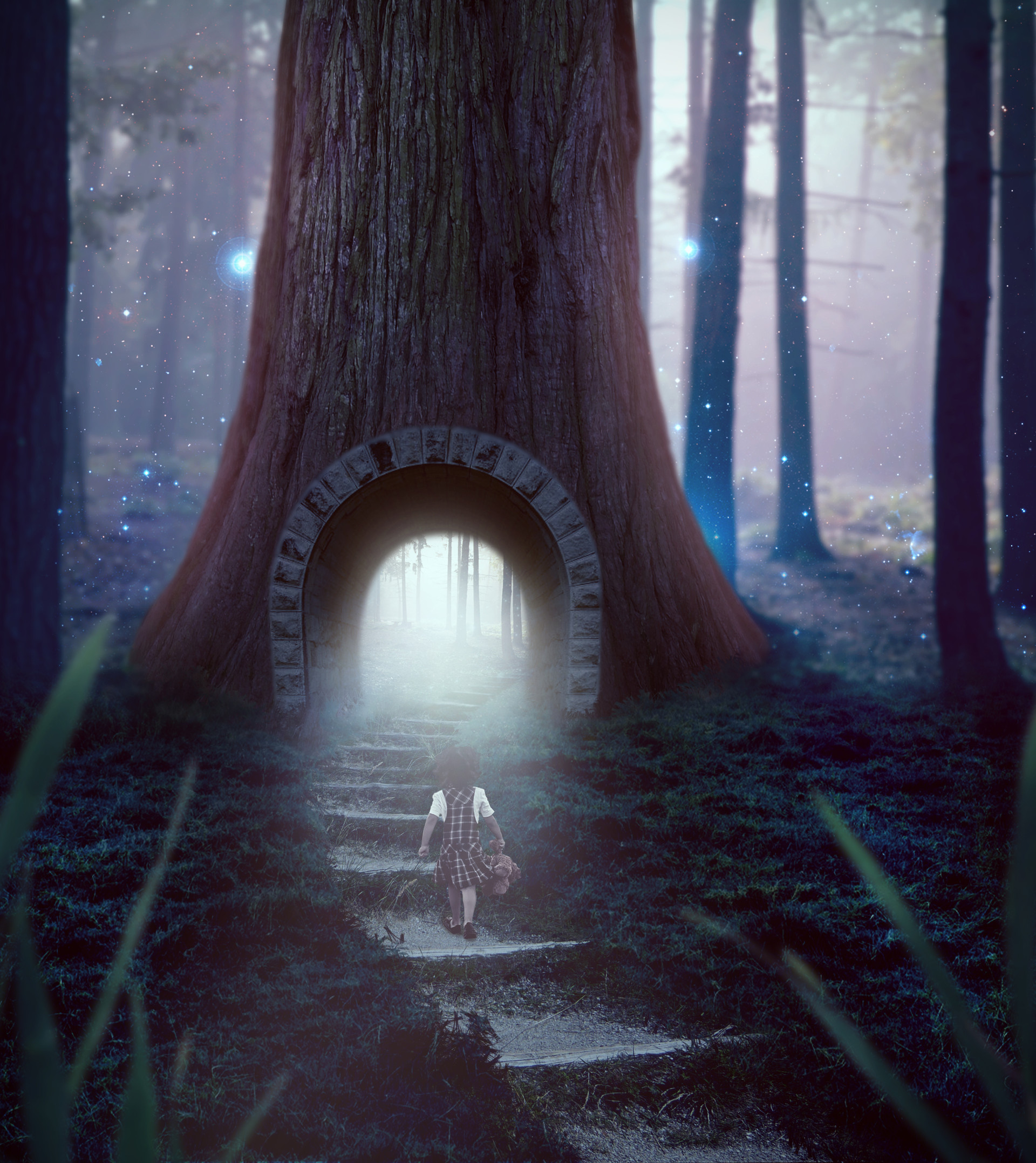 Artstation Fantasy Photo Manipulation In Forest Vivi