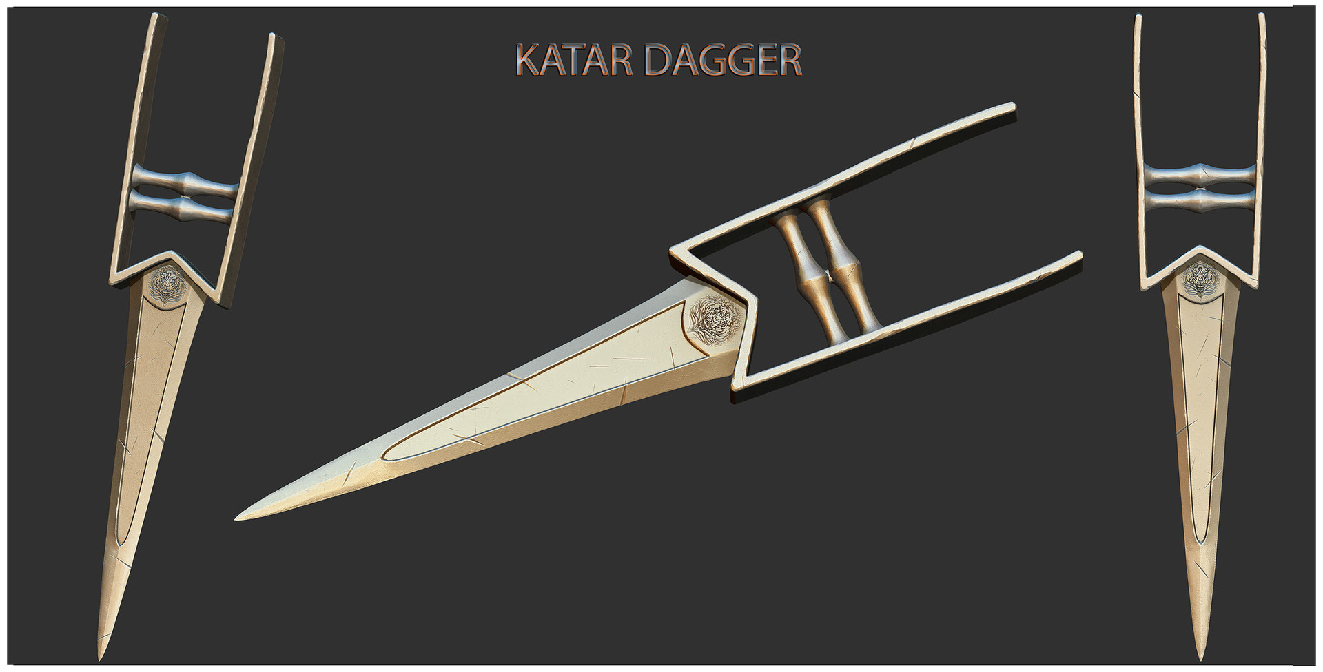 Artstation Katar Dagger Gagandeep Singh