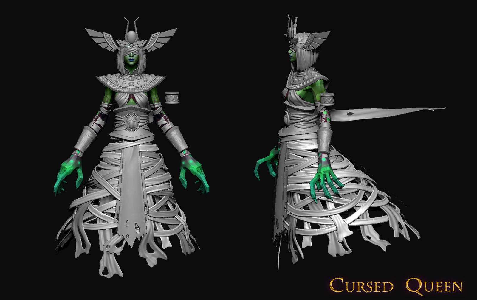 Cursed Queen - HighPoly