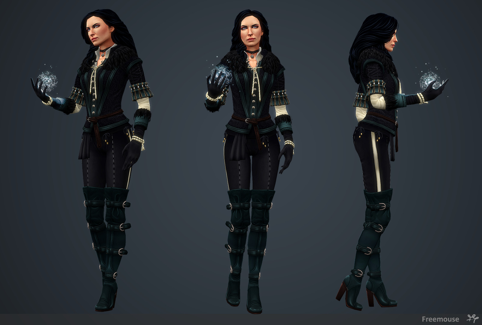 The witcher 3 yennefer alternative look фото 114