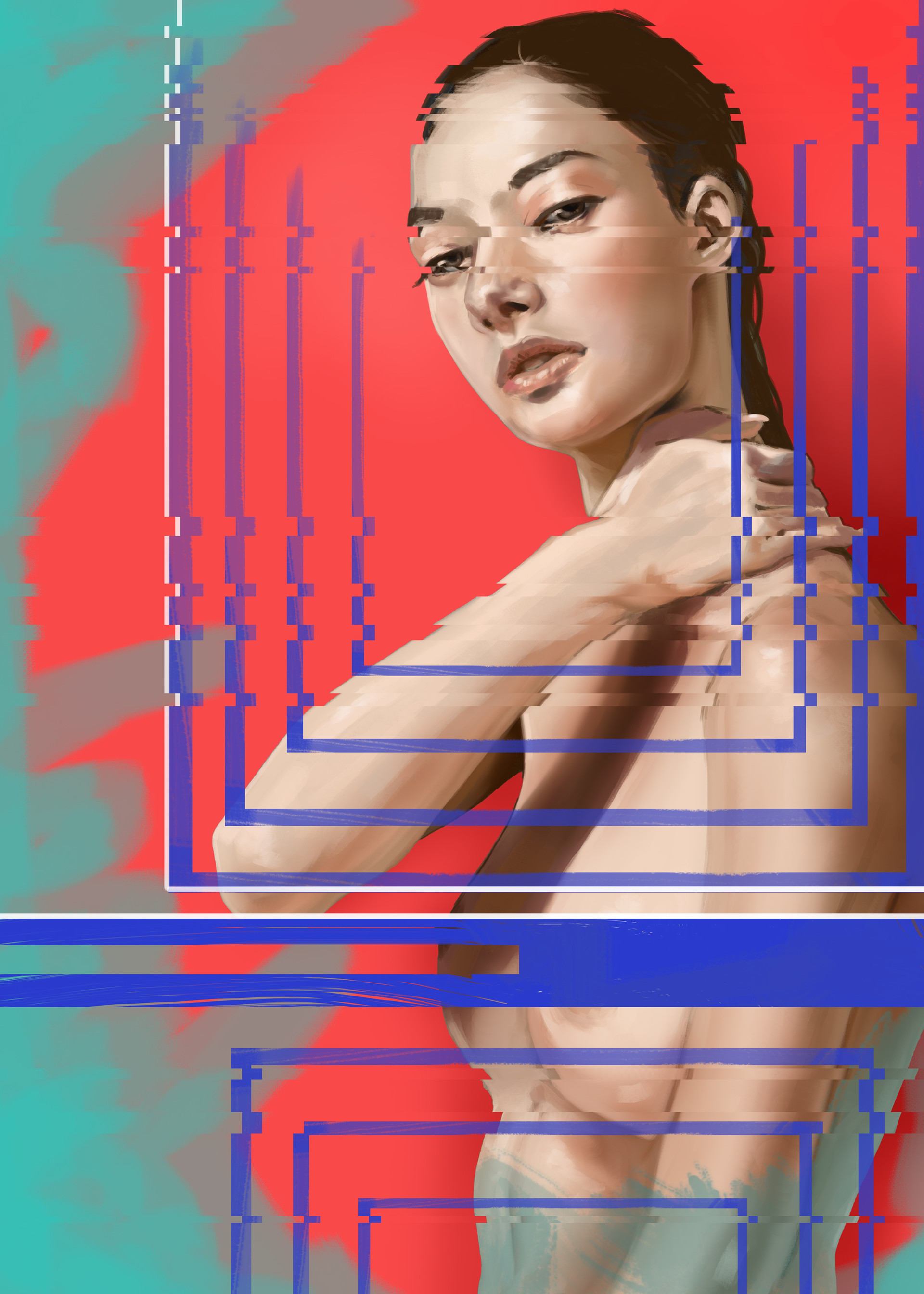 Wilder Marinics Abstract Figure Study