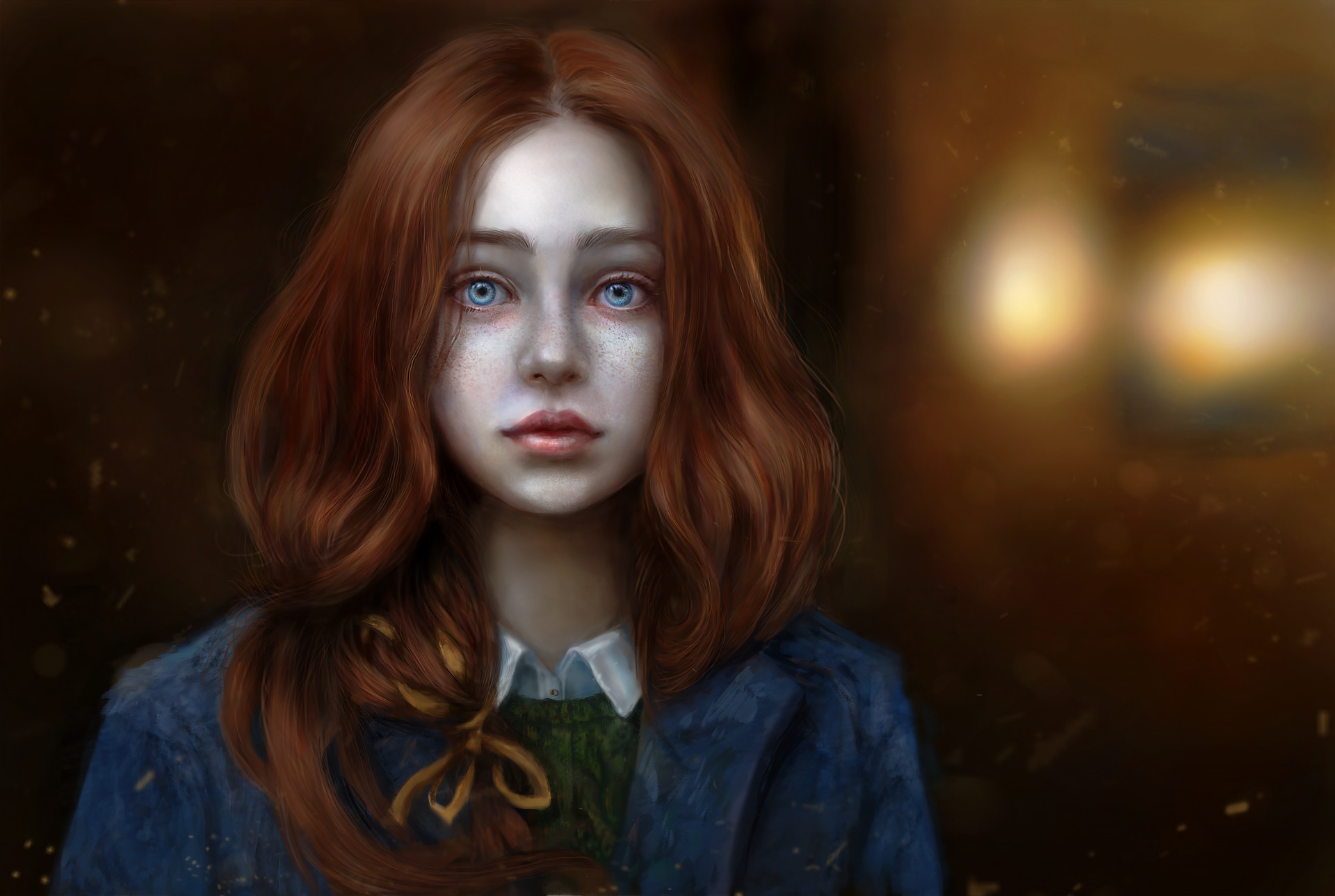 ArtStation - Portrait of a beautiful girl