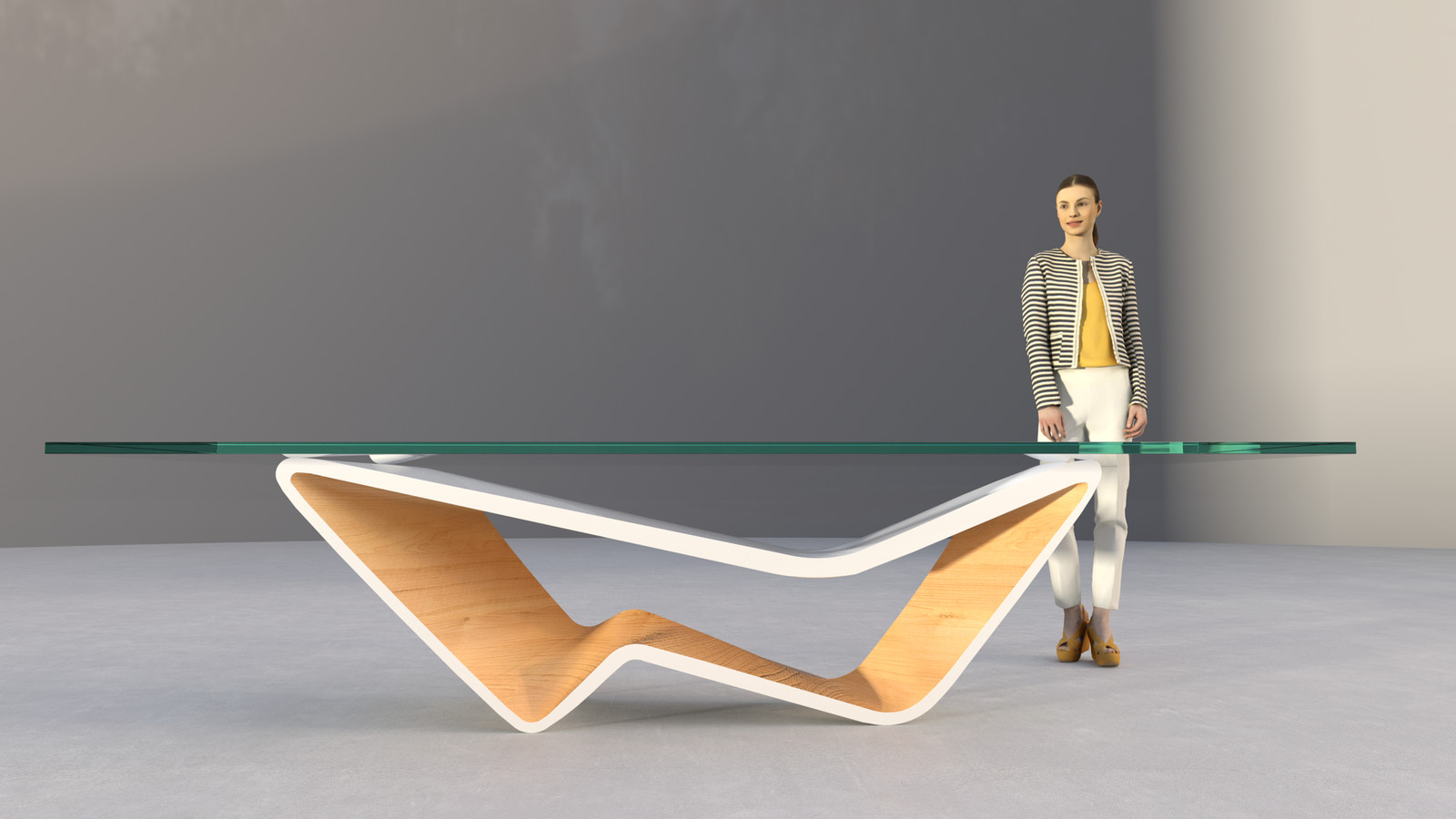 SketchUp + Thea Render 
Wilmer Chaca Table-Scene 7B

Table construction video here: https://www.facebook.com/Kemp.Productions/videos/1211294868916088/ 