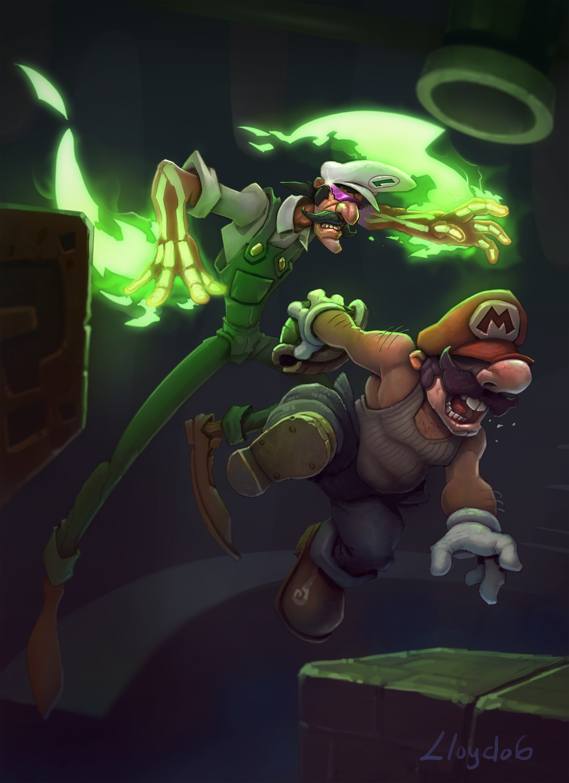Super Mario Bros fanart.