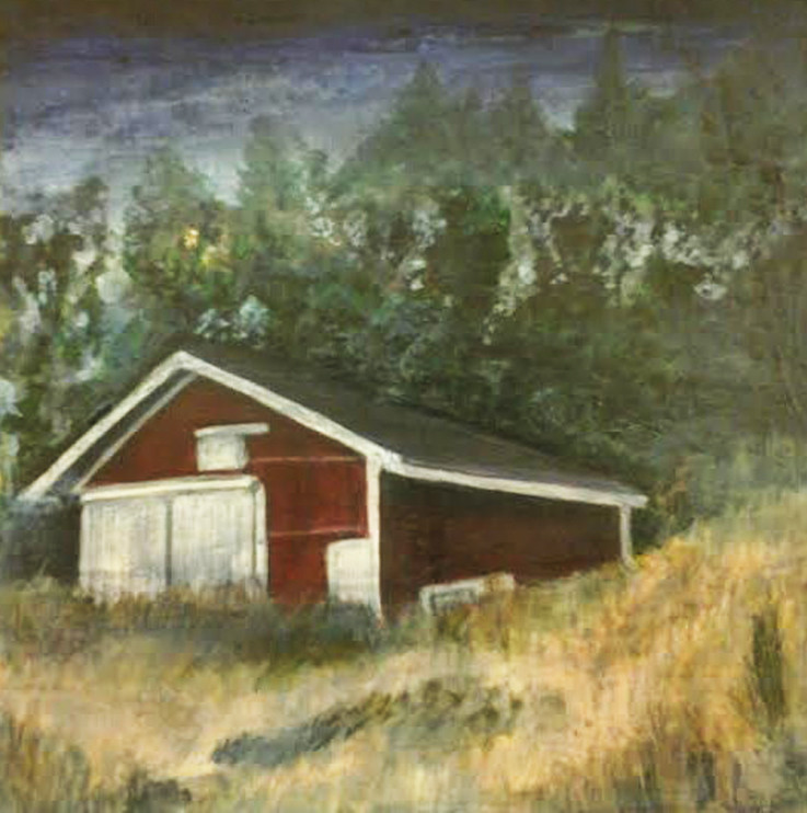 Artstation Impressionist Barn Alanna Pastore
