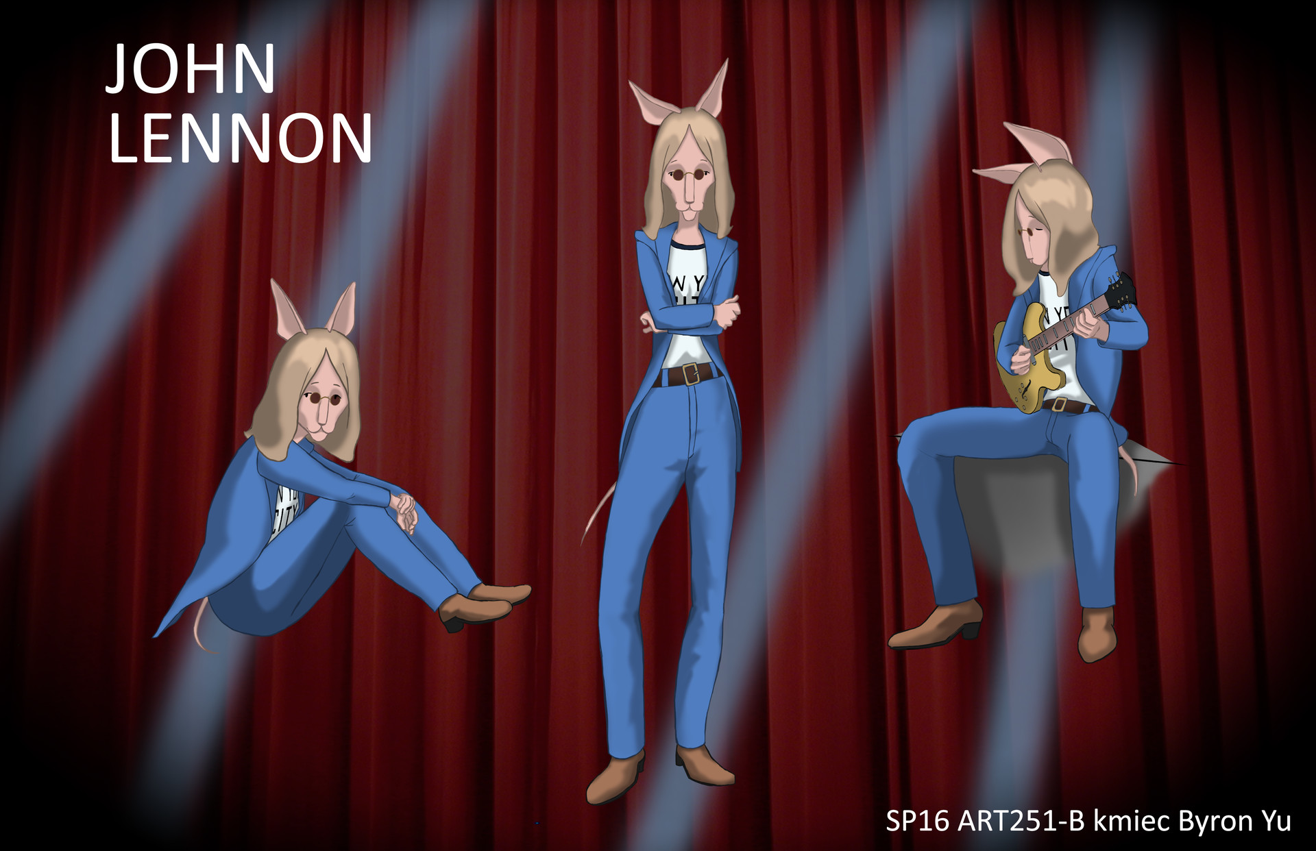 john lennon sphynx cat byron yu