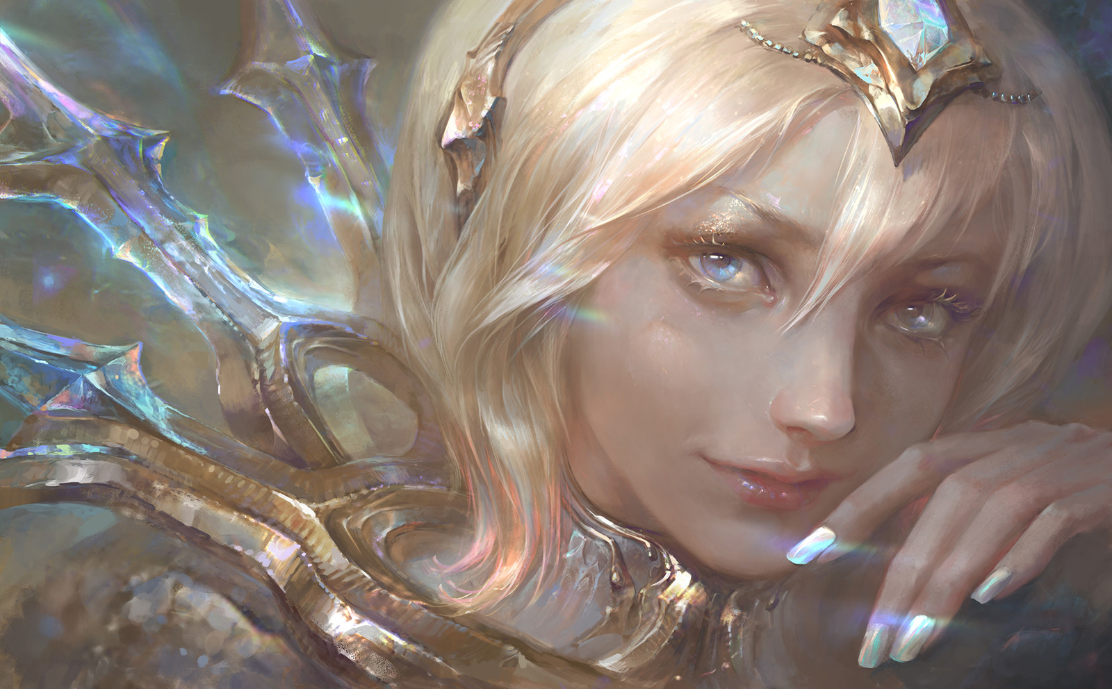 artstation elementalist lux promo art