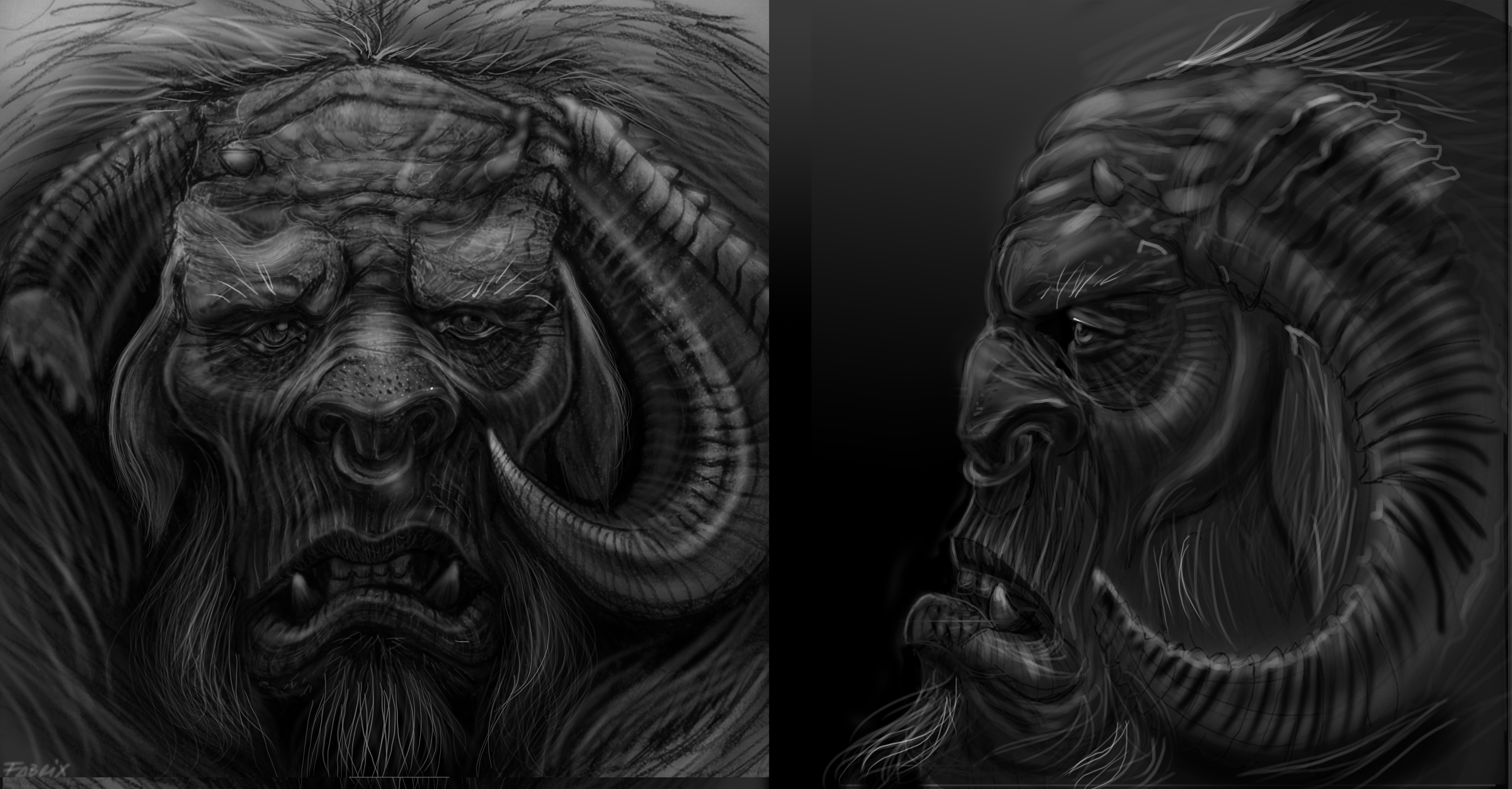 step 5(digital Paint)
