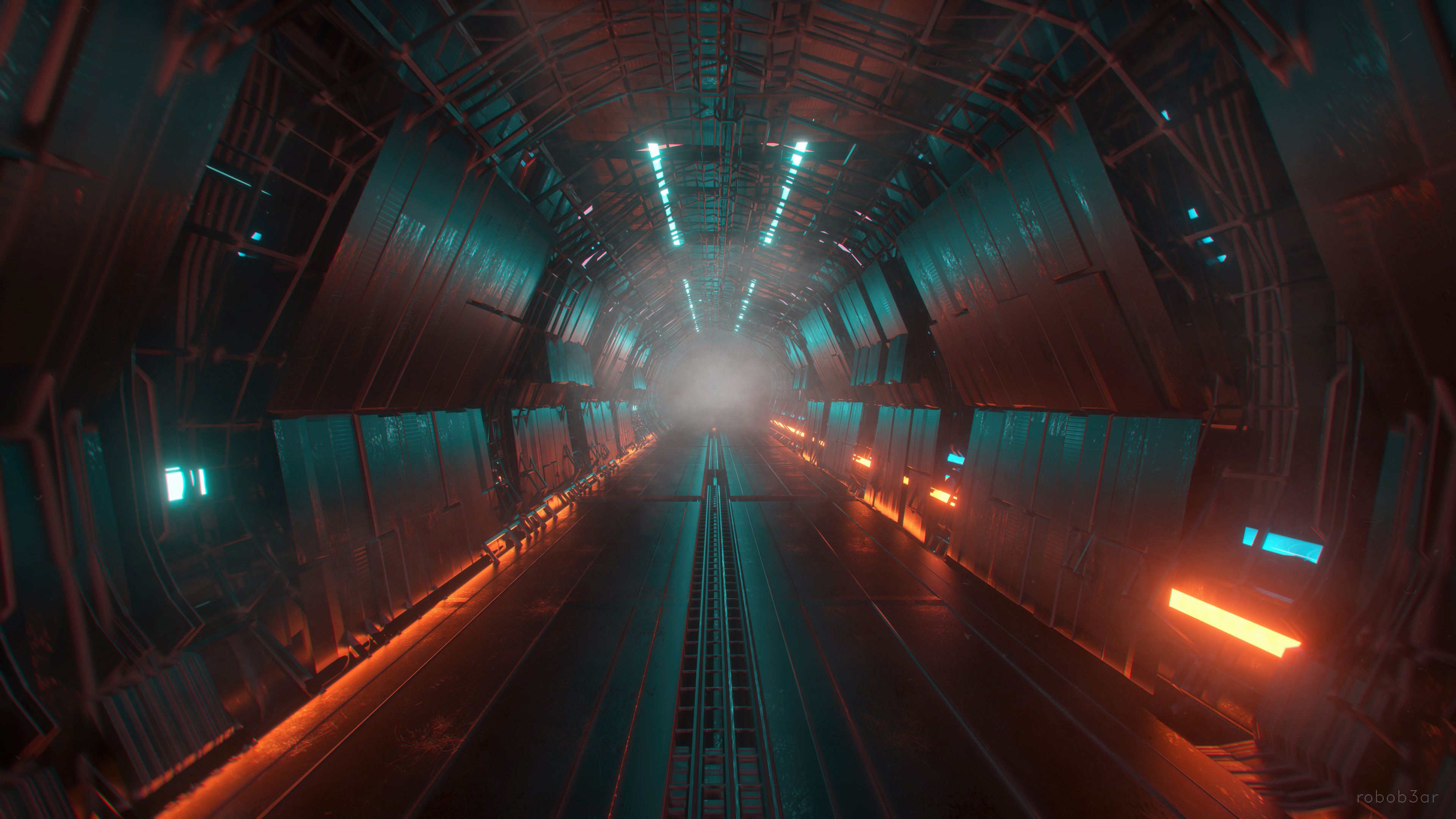 Cyberpunk машина в туннеле фото 66