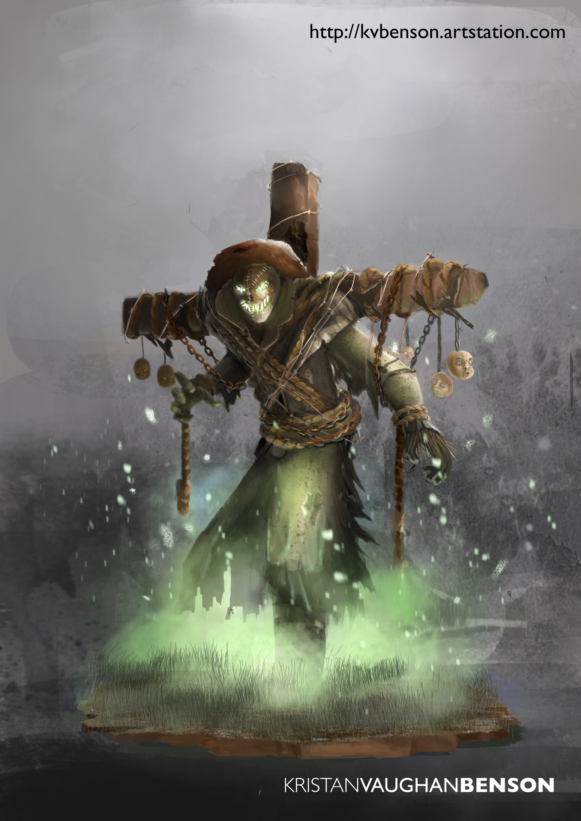 ArtStation Haunted Scarecrow