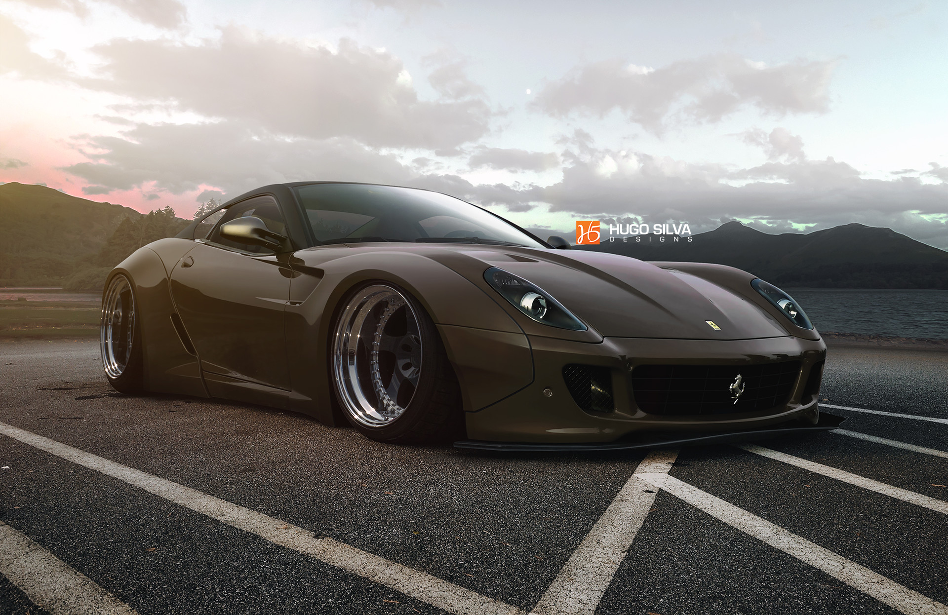 Ferrari 599 stance