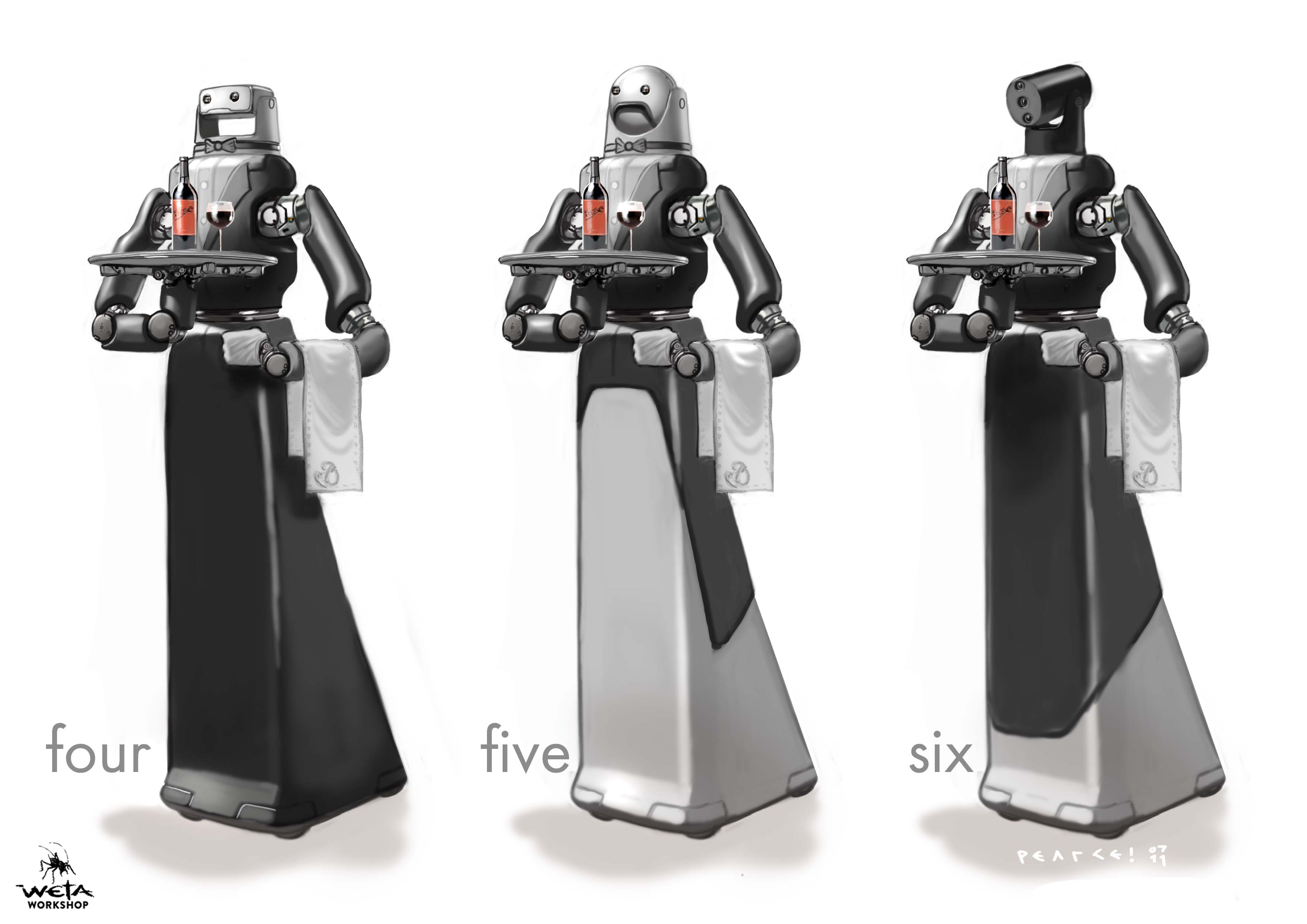 Waiter Bot - 
Artist: Christian Pearce
