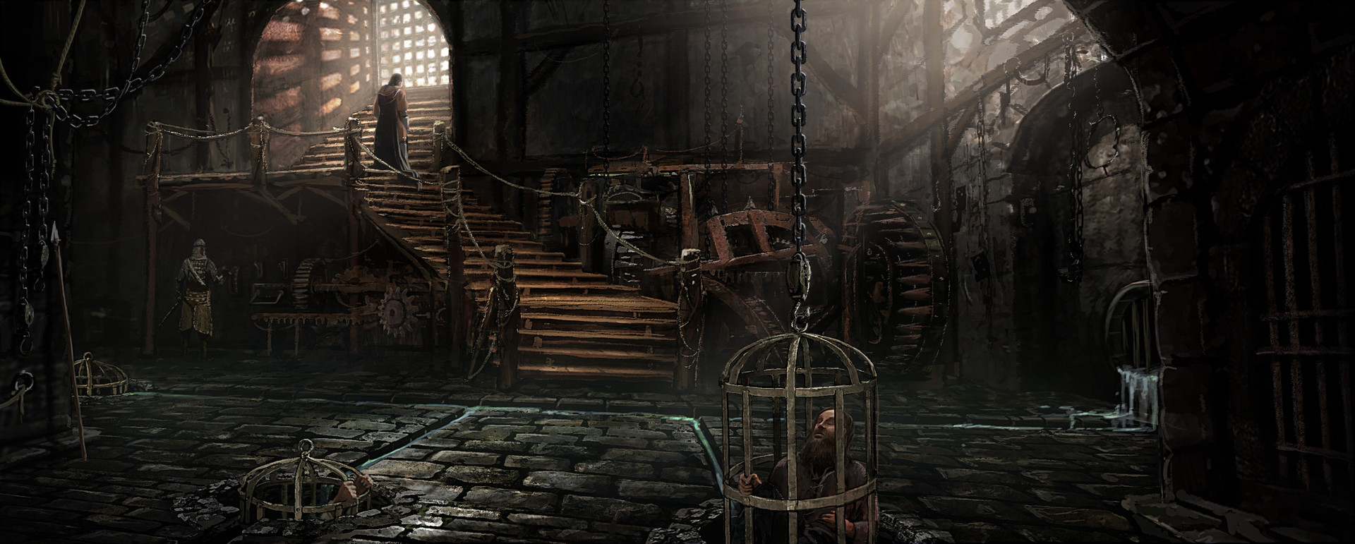 ArtStation - dungeon, lincoln Renall
