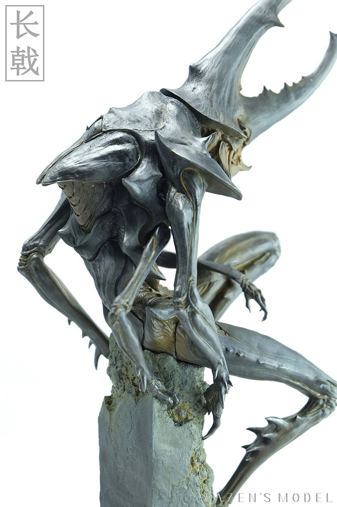 artstation 长戟大兜虫人 sazen lee