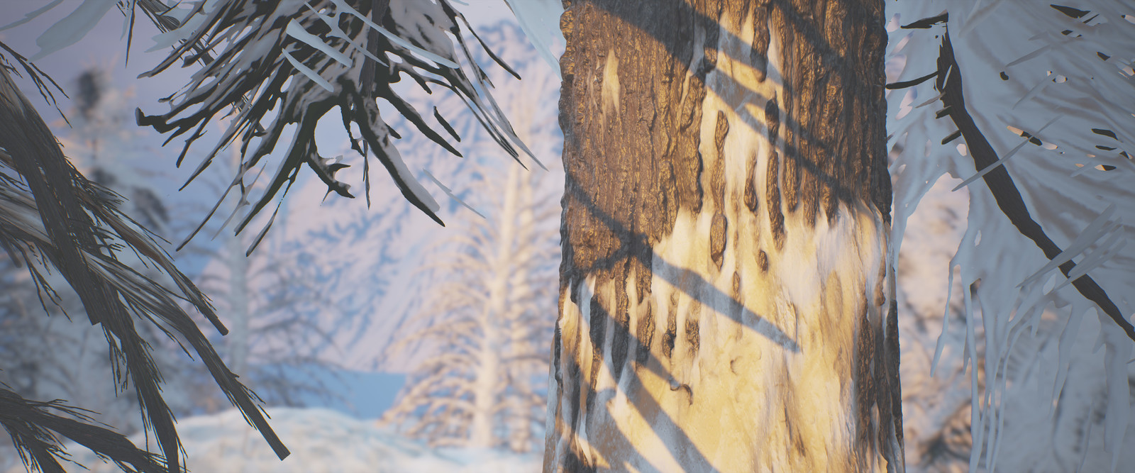 tessellation vertex paint tree bark