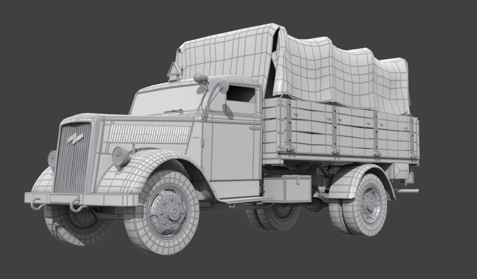 Opel blitz чертеж