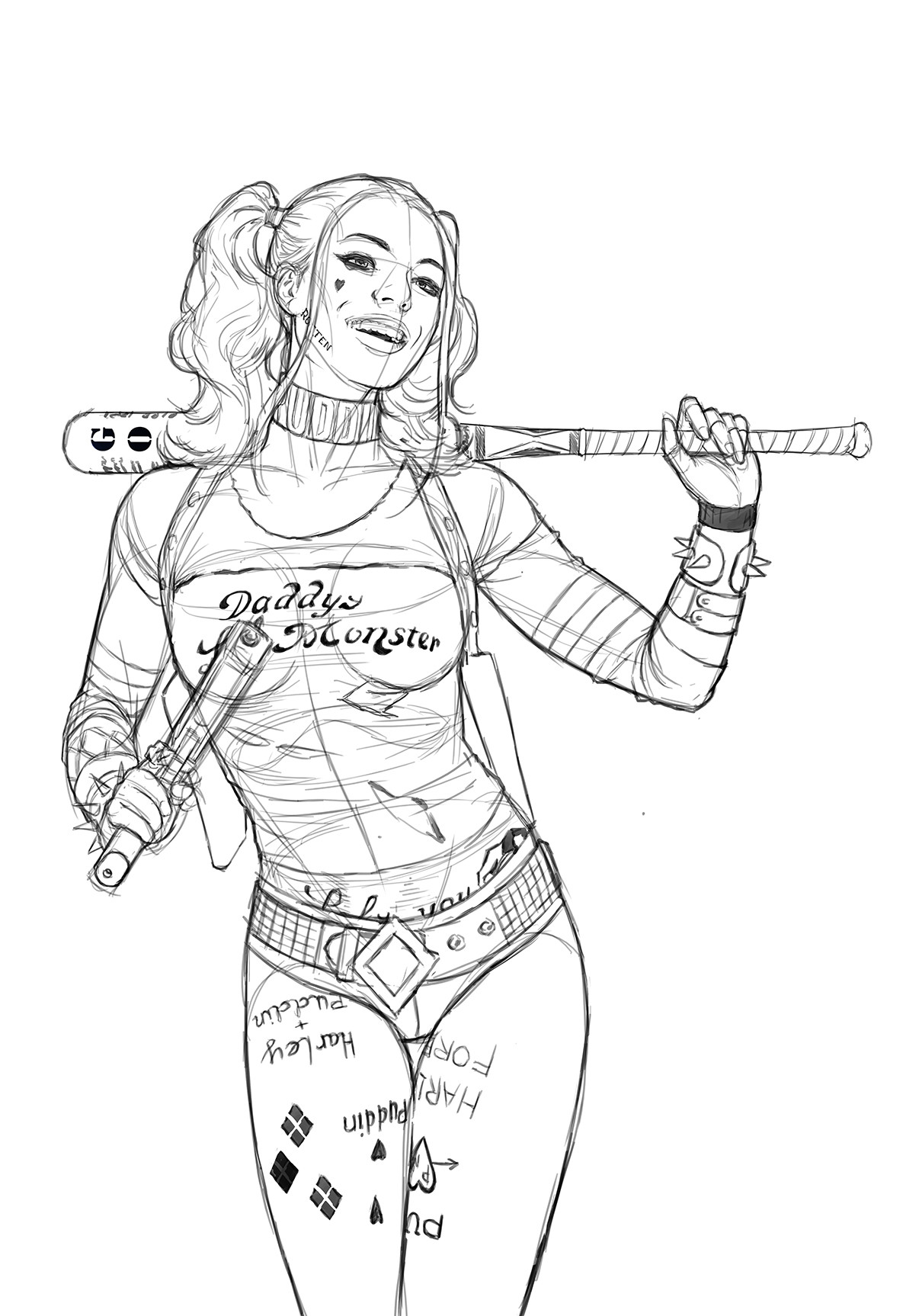artstation harley quinn suicide squad