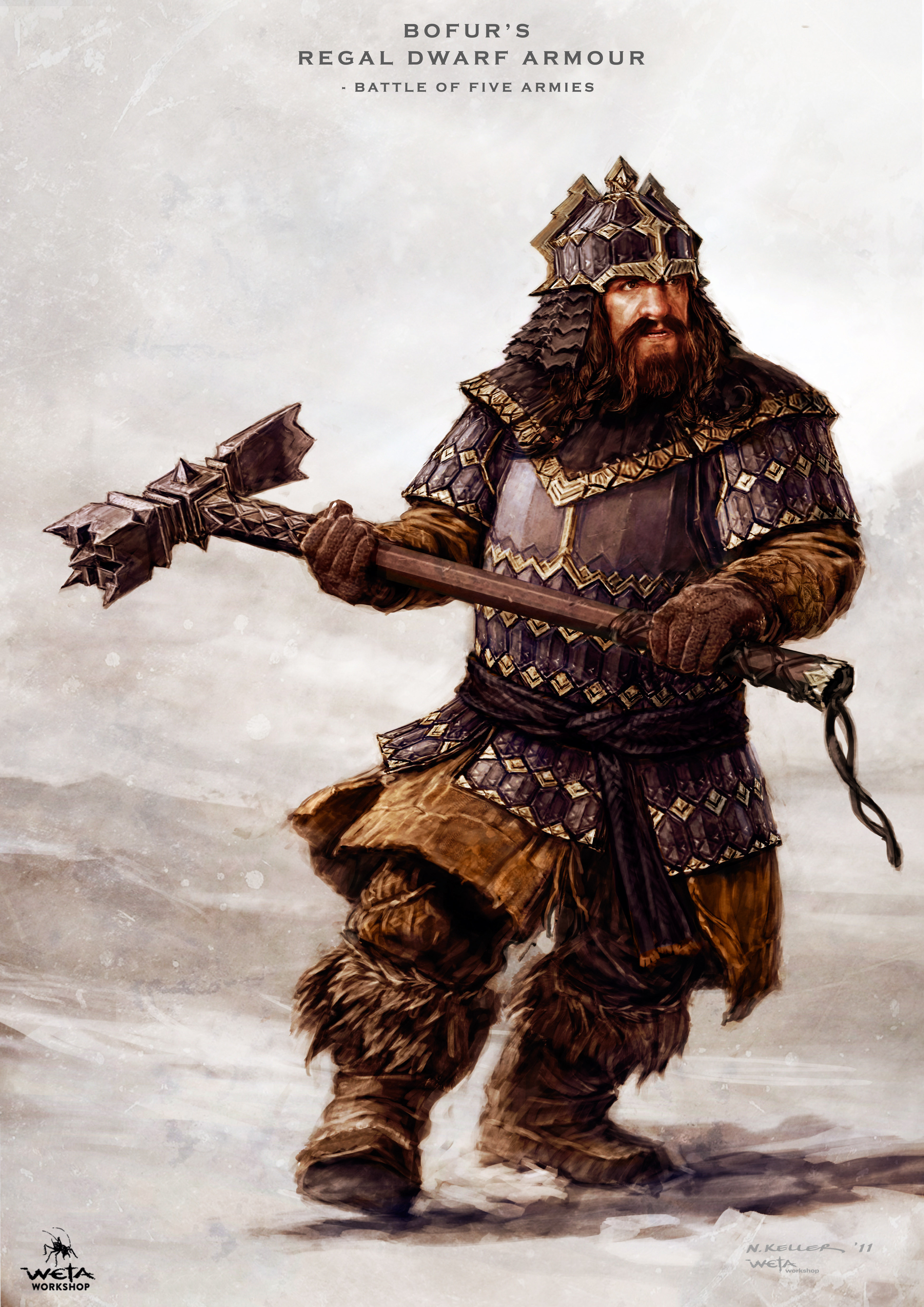dwarf warrior the hobbit