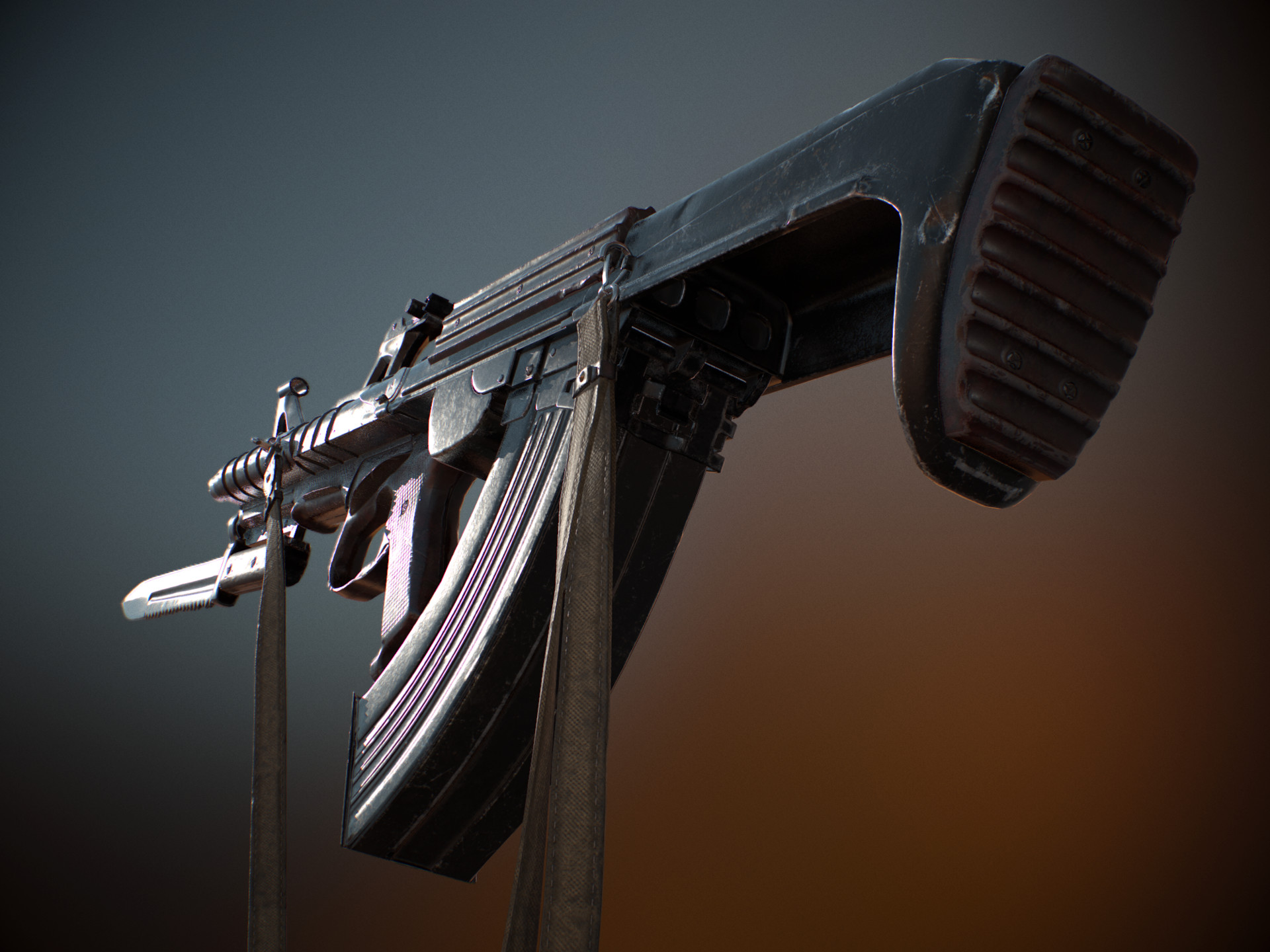 Artstation Tkb 059 22 Assault Rifle Dmitry Bezrodniy