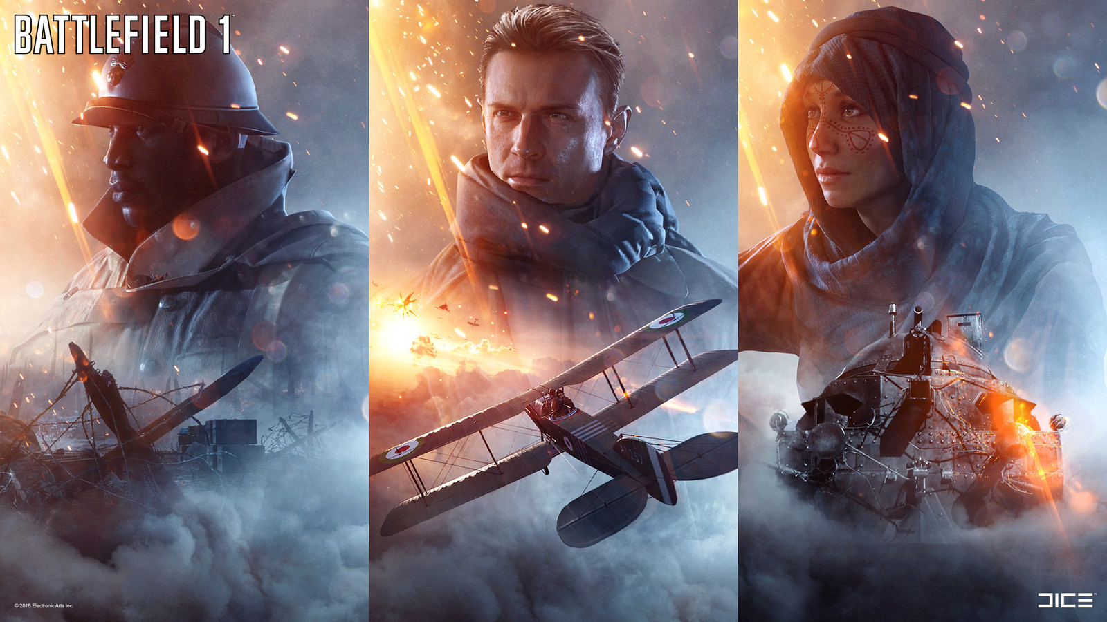 "Battlefield 1" - War Stories Key Art - 01 / Collaboration with Robert Sammelin &amp; the DICE Character team