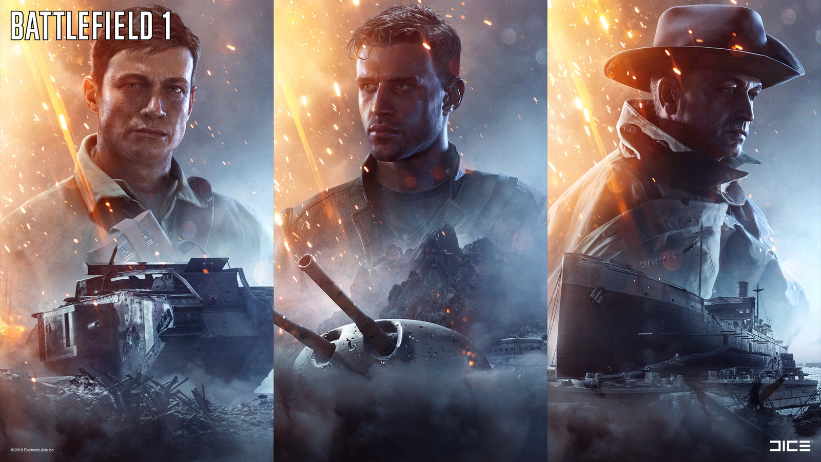 "Battlefield 1" - War Stories Key Art - 02 / Collaboration with Robert Sammelin &amp; the DICE Character team
