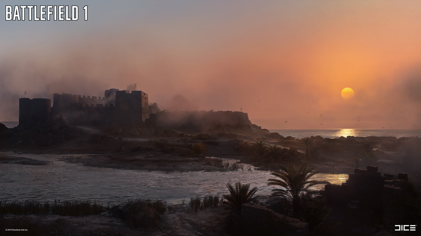 "Battlefield 1" - Sao Fortress mood concept