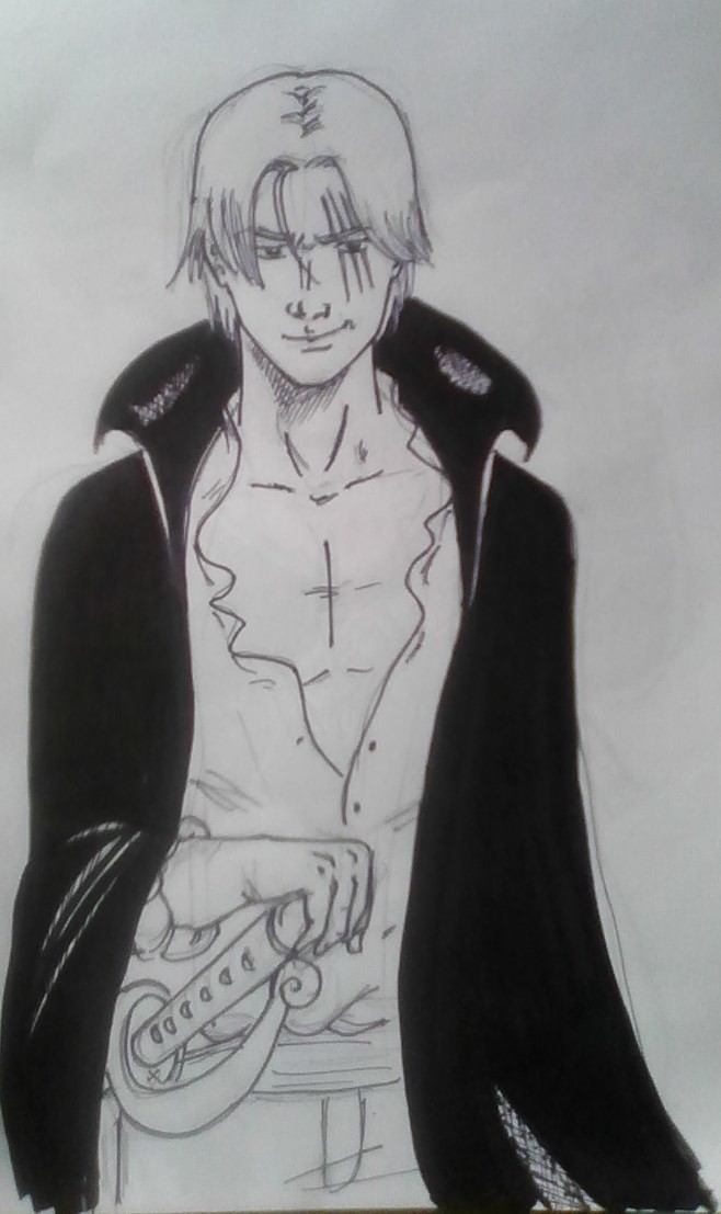 Learn How to Draw Shanks from One Piece One Piece Step by Step  Drawing  Tutorials