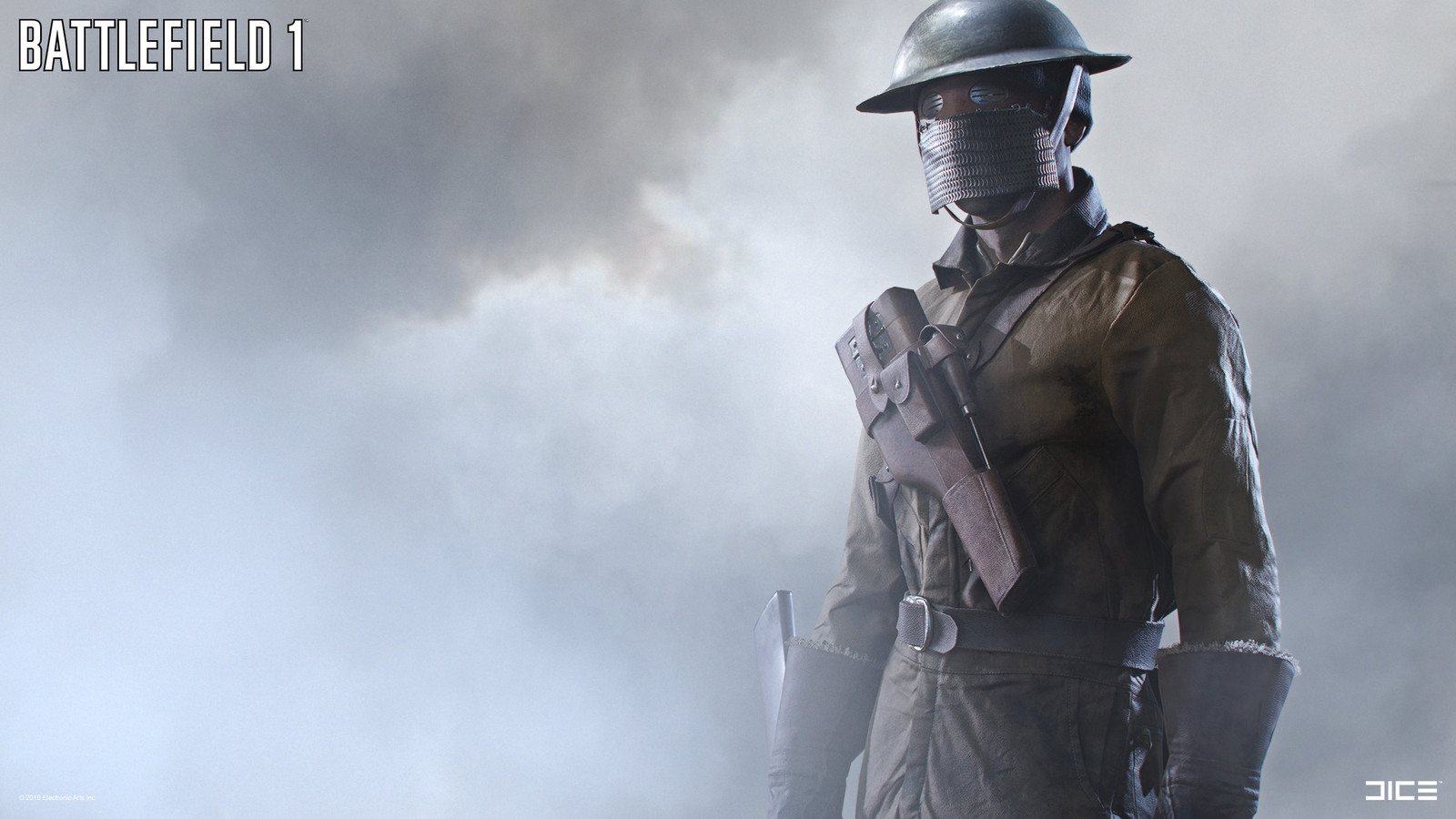 "Battlefield 1" - Character Art / Collaboration with animator Riham Toulan, who helped me pose the character.
Lit and rendered in the FrostBite game engine, then Photoshop for addtional work.