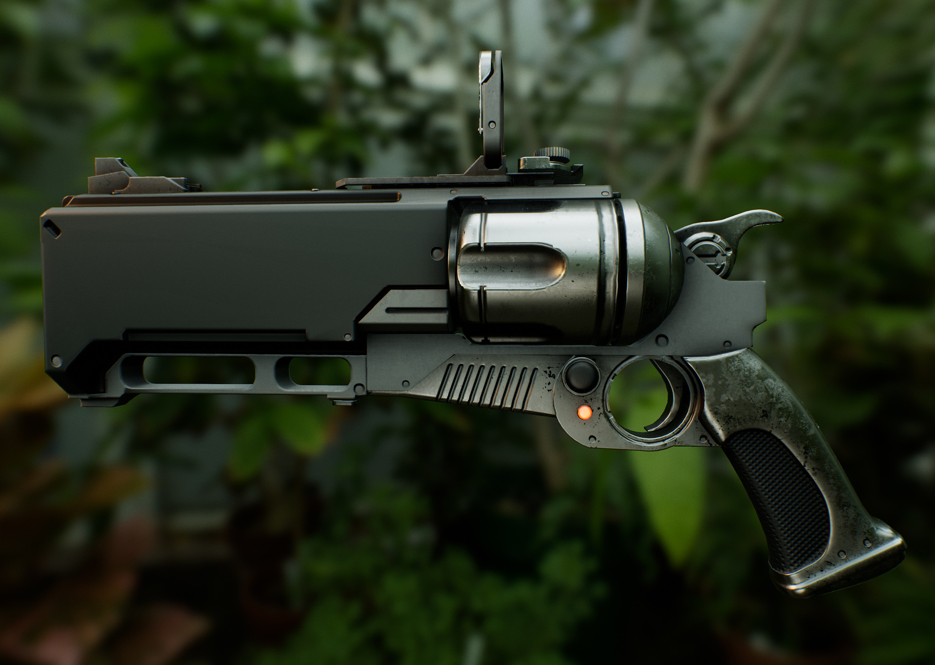 Artstation Livestream Gun Lowpoly Tor Frick