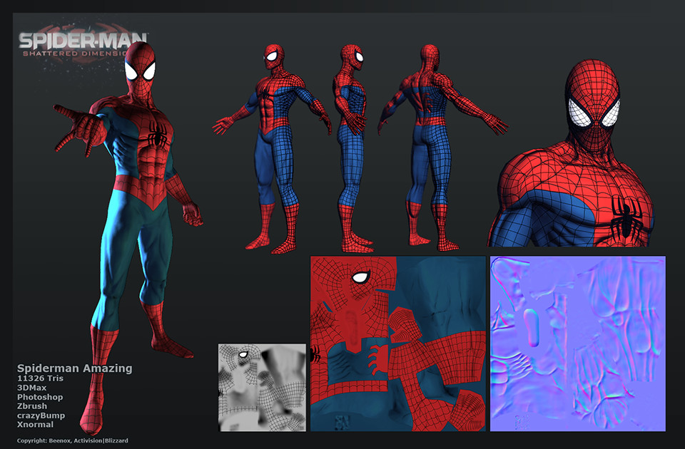 Artstation Spider Man Shattered Dimensions 2010 Ludovic Pinard