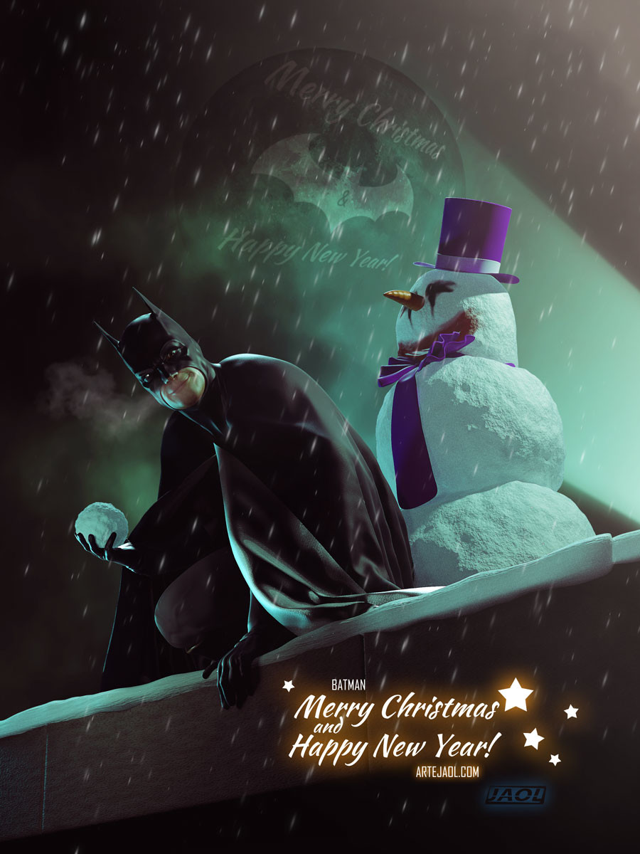 ArtStation - Batman on Christmas