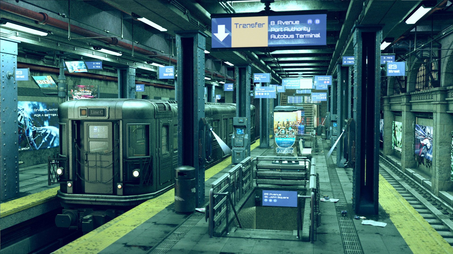 Fallout 4 gritty subway stations фото 14