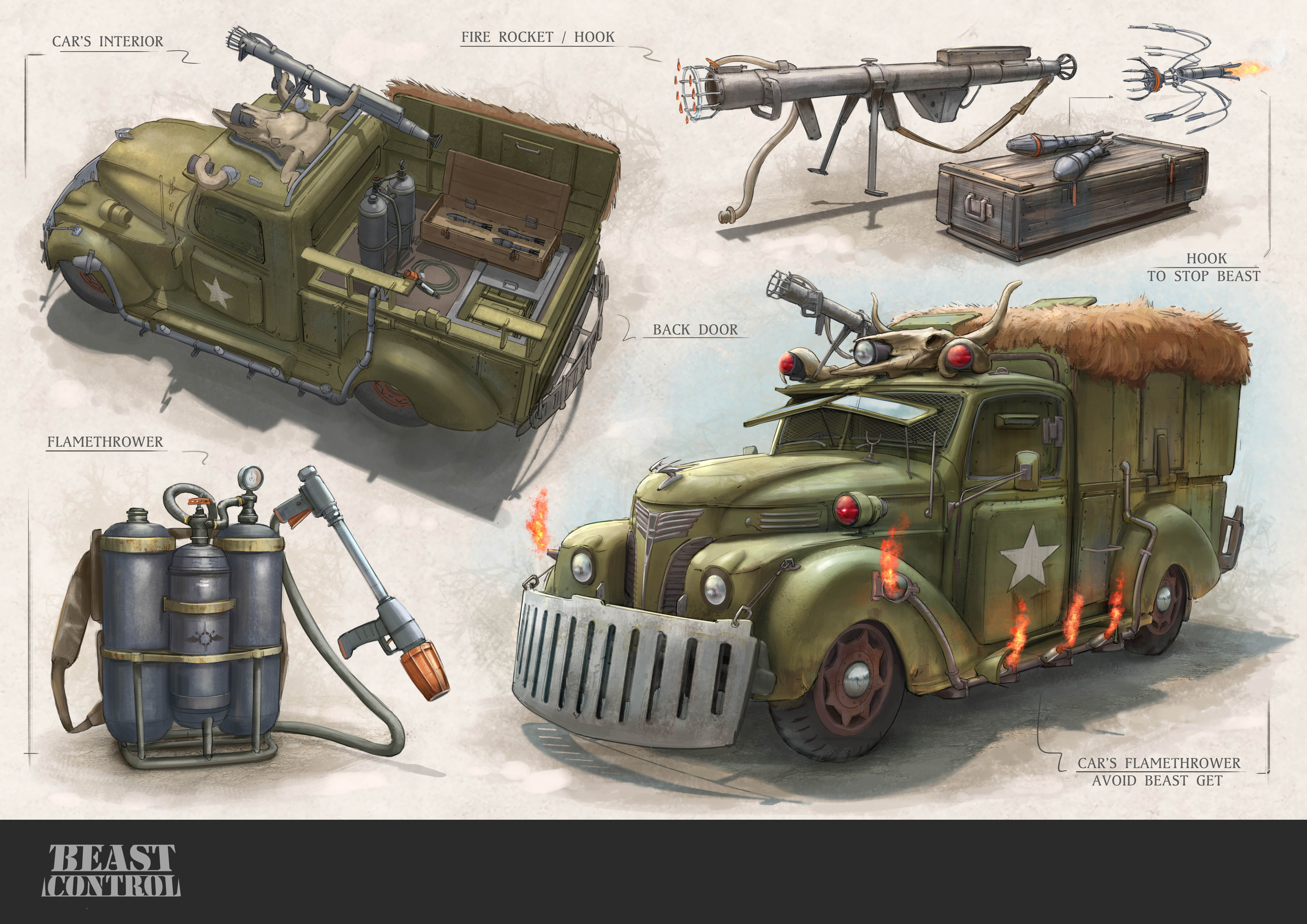 Prop vehicle projects. Дизельпанк машины. Beast Control. Beast Control game. Monster vehicles.