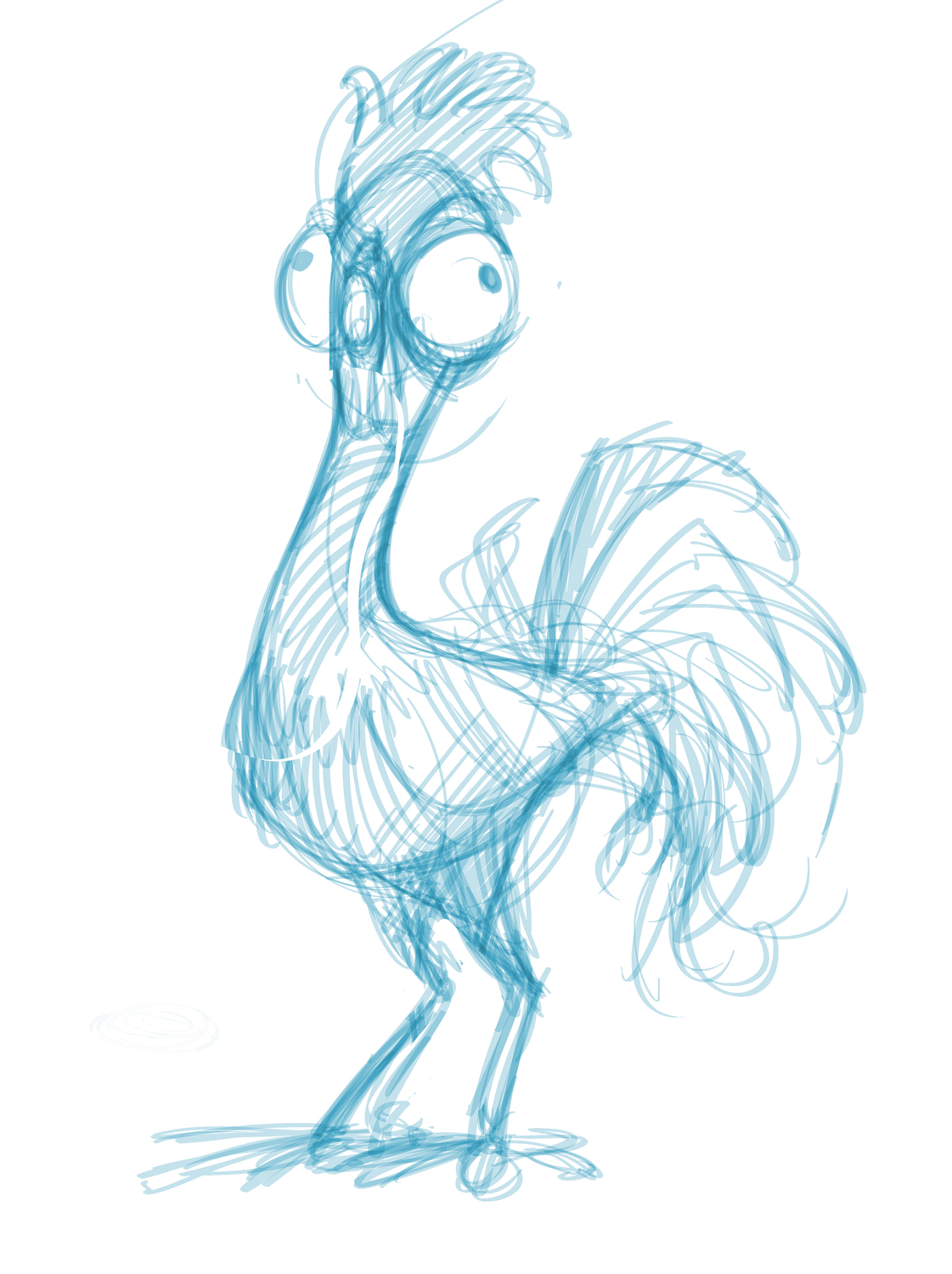 Artstation Hei Hei Chicken From Moana Sahil Trivedi