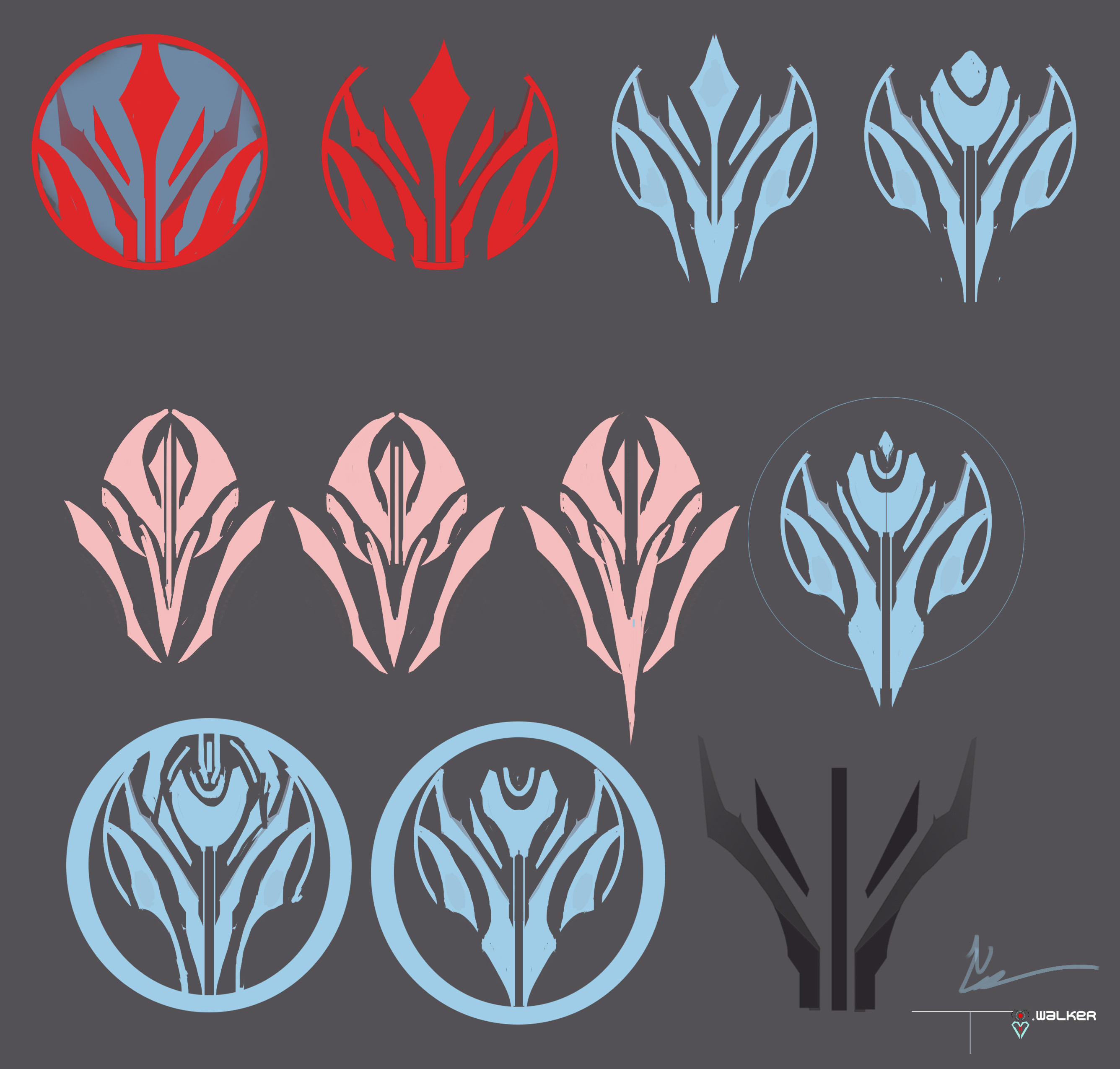 Icons, logos