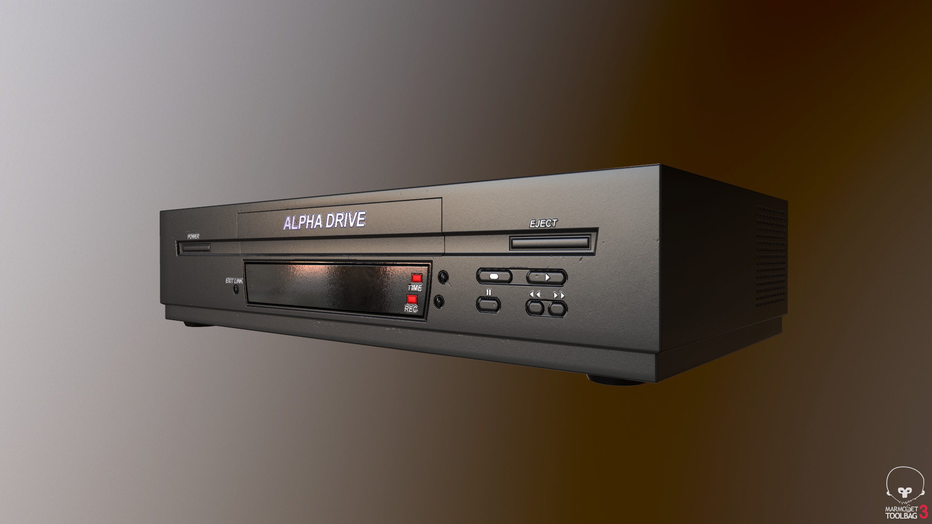 ArtStation Old VCR Player Model