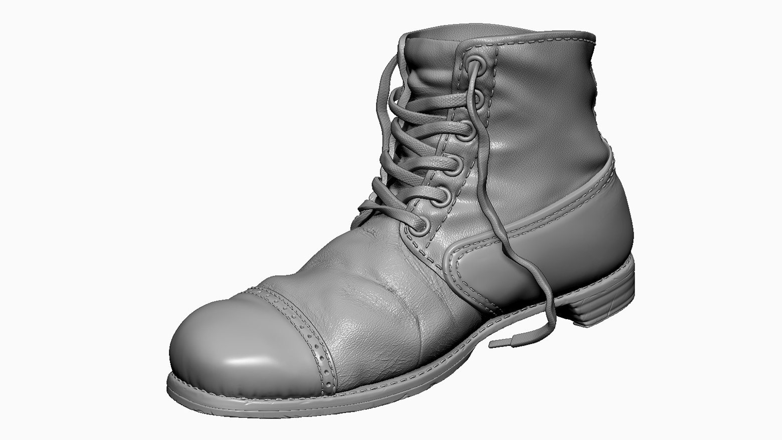 ArtStation Heavy Marching Shoe Sculpt