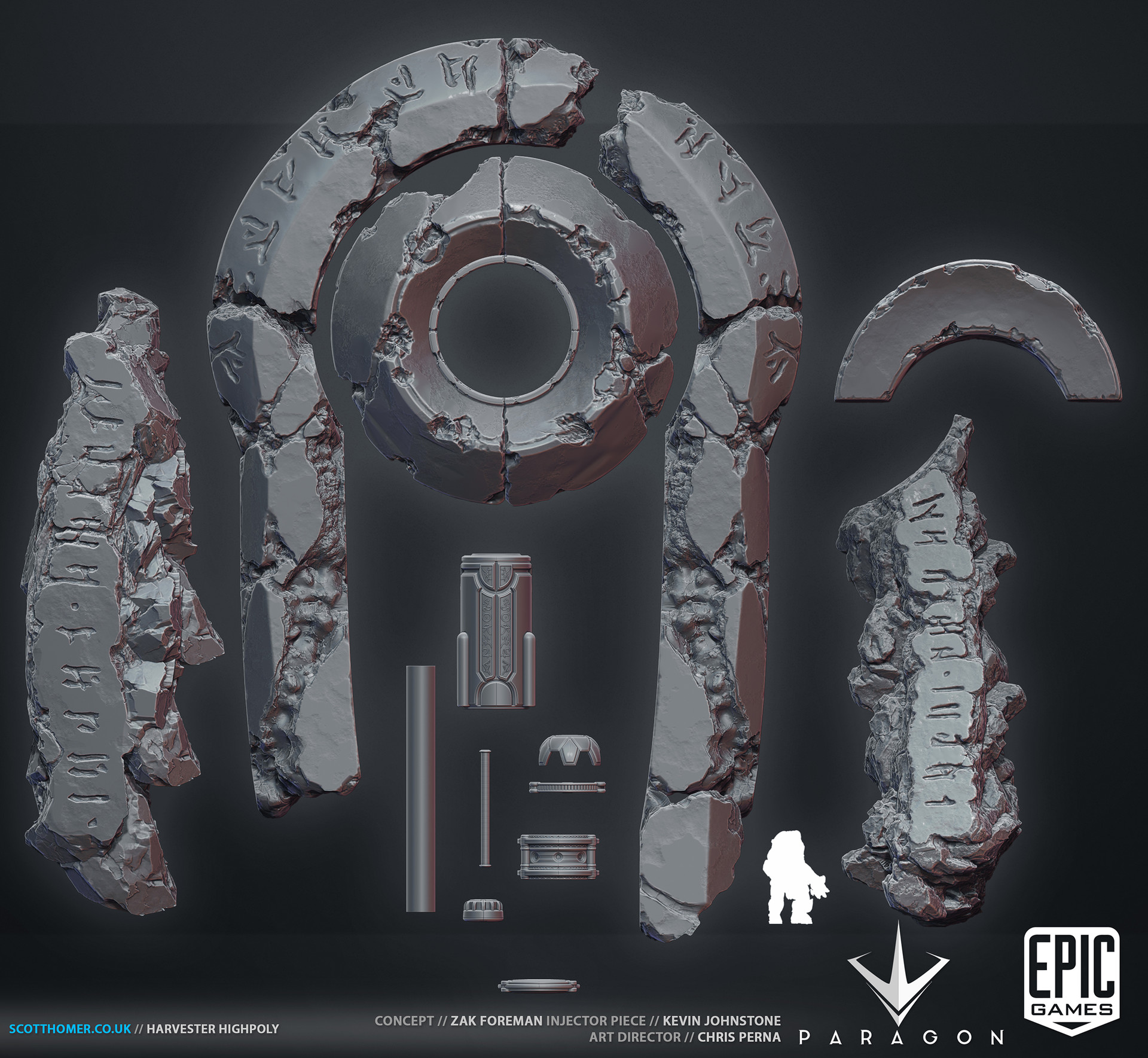 Artstation Paragon Organic Environment Assets Scott Homer